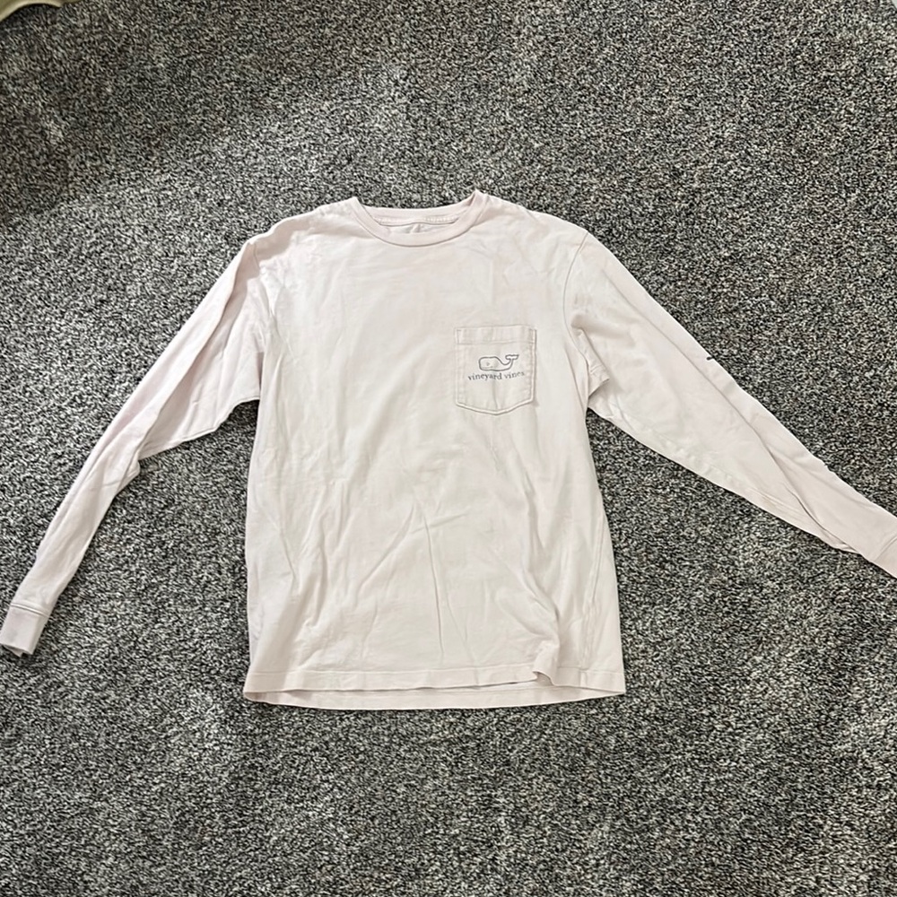 Kids Vineyard Vines Long Sleeve Shirt - Light Pink